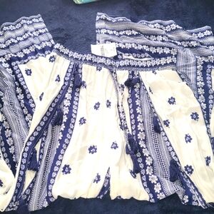 Brand new with tags blue palooza pants with slits